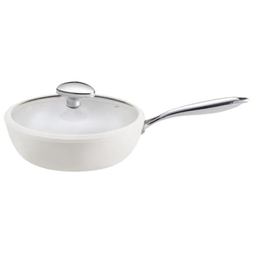 Wok pequeño de cerámica antiadherente UPKOCH para cocinas miniatura 1