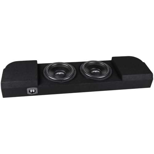 Skar Audio Dual 12' Loaded VD Series Ported Subwoofer Enclosure Compatible with 2017-2024 Ford Super Duty (F-250/350/450) SuperCrew Cab Trucks