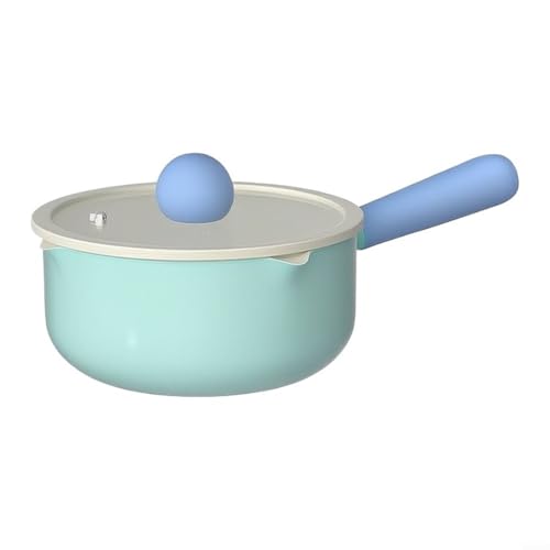 Olla de hierro con aislamiento térmico de alta resistencia y mango ergonómico azul 2