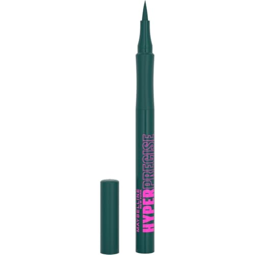 Maybelline New York - Eyeliner Ultra-Précis - Pointe Précision - Tenue 24H - Sans Transfert - Hyper Precise Eyeliner - 730 Emerald Maybelline New York - Eyeliner Ultra-Précis - Pointe Précision - Tenue 24H - Sans Transfert - Hyper Precise Eyeliner - 730 Emerald