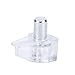 50PCS Clear Shelf Support Pegs, Shelf Holder Pins, Cabinet Clips, Easy Install No Tools, Durable ABS Zinc Alloy Transparent 16mm Height 5mm Hole for Cabinet Bookshelf Wardrobe