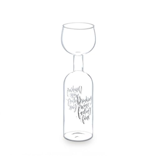 Verres Relaxdays Bouteille de vin - vue 9