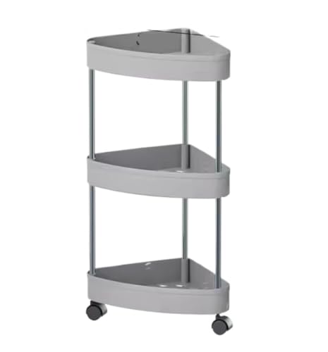 Estante de esquina de cocina con 3 niveles para organizar botes y especias