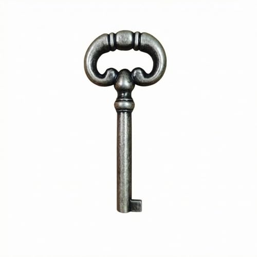 Menolana Clock Locking Mechanism Antique Cabinet Door Latch Set Clock Lock Plate Strike Plate Key Copper Refined Decorative Touch Suitable for Home Restoration Period Furniture