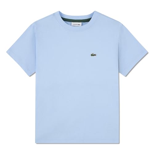 Lacoste Camiseta de jérsei para meninos, Azul claro, 12