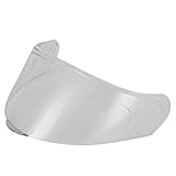 バイク用ヘルメットシールド SOMAN-F2 レンズ 多色選択 取付簡単 交換便利 UVカット 風防ガラス ナイトビジョン対応 (透明レンズ) [並行輸入品]