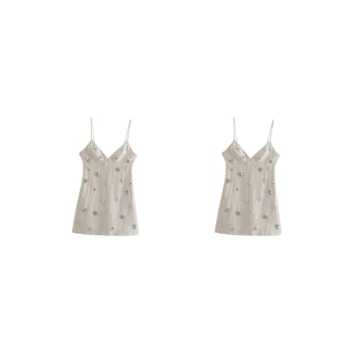 Robe moulante col en V ajustée et extensible lot de 2 taille XS beige