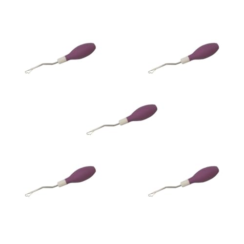 Crochet à loquet Tityvirnix lot de 5 aiguilles courbées pour dreadlocks