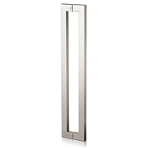 Poignée de porte intérieure extérieure rectangulaire double face - 2