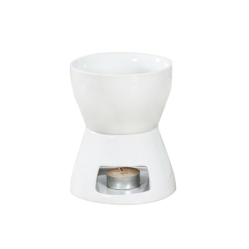 Chocolate Melting Pot Cheese Butter Warmer Dining Tea Light Porcelain Melting Pot for Dessert Snack Kitchen Appliances Dinner