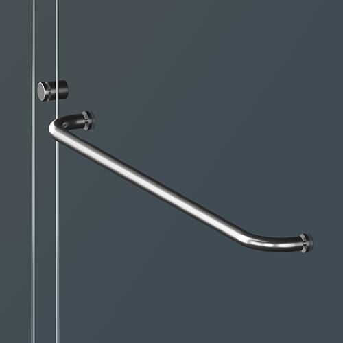 ENSO SENKA Bathtub Shower Door 60\" W X 57\" H Double Sliding Glass Bathroom Shower Doors for Bathtub, 1/4\" Thick Clear Tempered Glass, Chrome Finish - Thumbnail 4