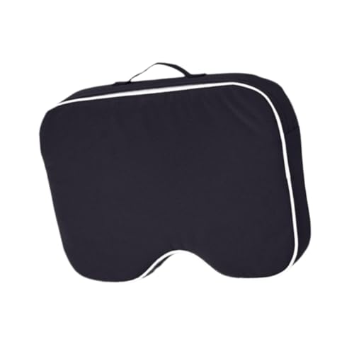 Leefasy Outdoor Chair Cushion Chair Pads Washable Lightweight Versatile Breathable Waterproof Outdoor Seat Cushion for Bench Chairs, Black