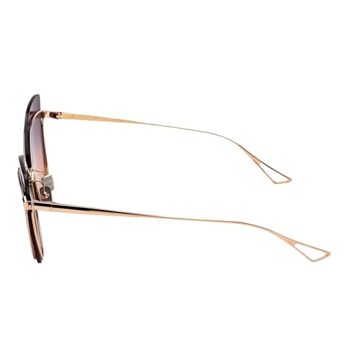 Dita NIGHTBIRD-ONE Rose Gold/Dark Grey Peach Shaded 66/13/145 women Sunglasses2