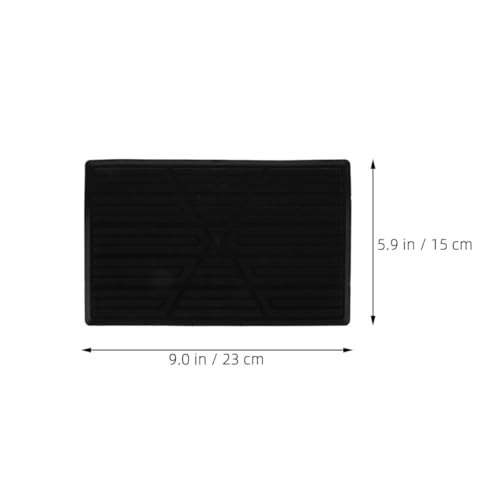 Protection de sol auto avec patch réparation tapis voiture caoutchouc rigide x2
