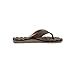 Volcom Men's Recliner Sandals – Water-Friendly Flip Flops with Recliner Comfort Foam Footbed, Brown, 15