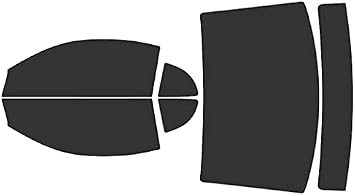 Rvinyl Window Tint Kit Compatible with Ford Mustang 1999-2004 Coupe - Black 20% - Single Ply No Bubble Film - Do it Yourself Vehicle Complete Precut Kit