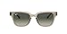Ray-Ban Unisex Rb4323 Square Sunglasses, Transparent Grey/Light Grey Gradient Dark Grey, 51 mm