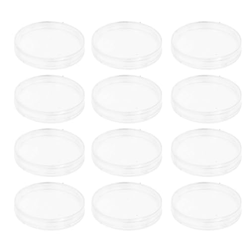 200 cápsulas transparentes para monedas con tapa miniatura 1