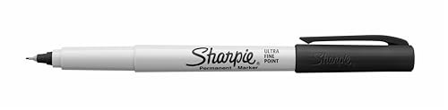 Sharpie Ultra Fine Point Permanent Marker Pens - Black Ink - Pack of 4
