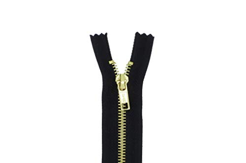 FIM Jeans con chiusura lampo n. 5 in metallo