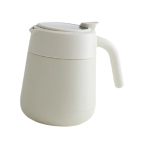 Gralara Brocca isolata in Acciaio Inossidabile, Macchina per Il caffè, salvaspazio, Facile da Pulire, erogatore di Acqua Calda da 800 ml, brocca Calda e