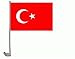 Produktbild trends4cents Autoflagge Autofahne Türkei, 30 x 40 cm