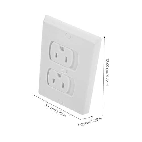 Cache-prises électriques Yardwe lot de 10 avec vis sécurité murale enfant