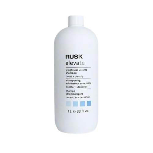 RUSK Elevate Weightless Volume Shampoo - Lightweight Volumizing Shampoo for Fine Flat Hair with Lift Strength and a Smooth Finish (33 oz)