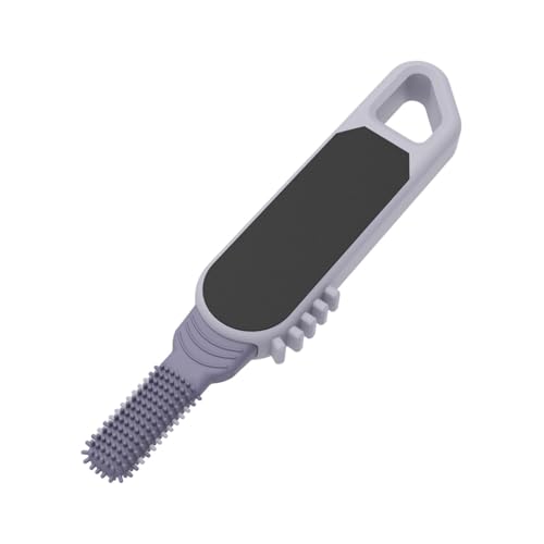 Sharplace Lima de Pies Removedor de Exfoliador de Piel Dura Cepillo para Limpieza de Dedos Herramienta de Pedicura Portátil con Zonas Texturizadas en, Violeta