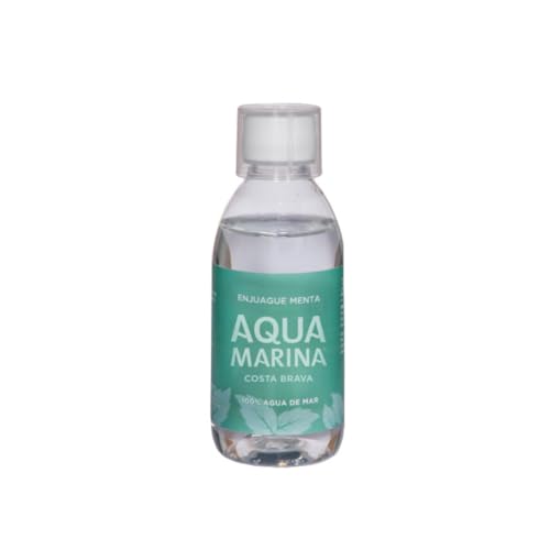 AQUA MARINA - Enjuague Bucal de Agua de Mar 100% Natural con Menta Japonesa | Refresca y Protege Encías y Dientes (250ml) (2 Botellas 250ml)