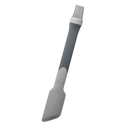 Cabilock 1pc Silicone Baking Scraper Tool Multi Purpose Oil Brush for Baking and Cooking Easy to Clean Heat Resistant Non Slip Grip for Sauces and Marinades