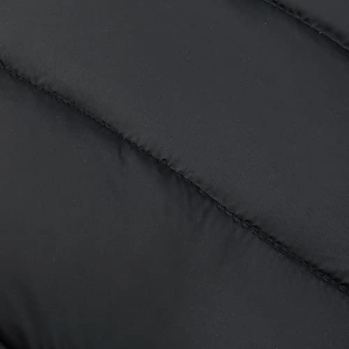 Miyanuby Kleinkind Baby Kapuzenjacke Jungen Mädchen Dicker Warmer Wintermantel 2-7 Jahre, Schwarz , 3-4 Years
