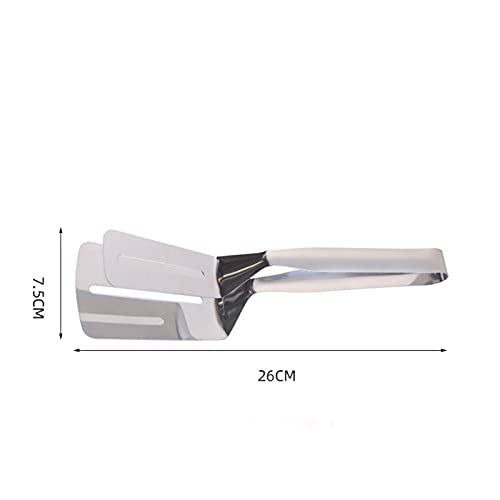 Pinzas de Cocina Pinzas de Acero Inoxidable, Pinzas para Alimentos cepilladas para Barbacoa con Agarre ergonómico, seguras y duraderas