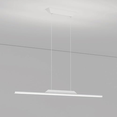 Lustre suspension linéaire minimaliste au design épuré pour un éclairage de salon haut de gamme