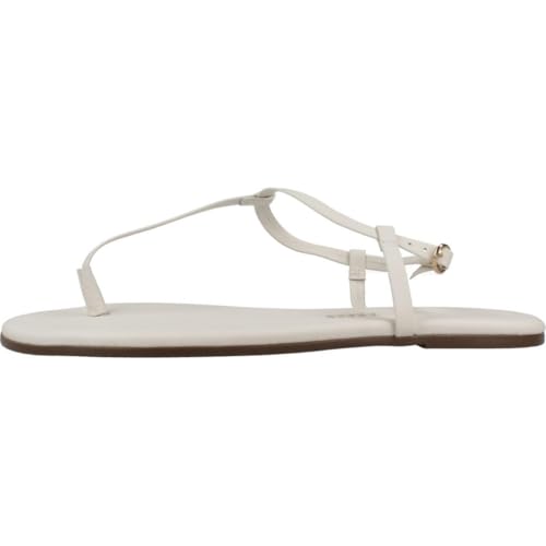 Image of TKEES Mariana Leather Sandal, 10, White