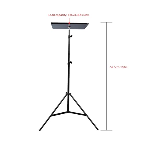 Support projecteur trépied 110 cm réglable avec rotule rotative - 4