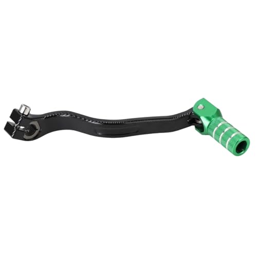 Pédale de frein de moto verte pour dominer les pistes de terre en Kawasaki KX100 et KX85