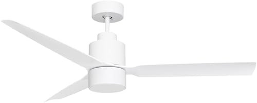 Maxim Lighting 88717MW Falcon - Ceiling Fan with 25W Light Kit-16.25 Inch Tall and 52 Inch Wide, Finish Color: Matte White