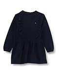 Strukturiertes Strickkleid mit Rüschen, Größe L/S