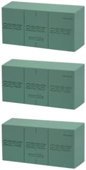 3X3 Ideal Bricks Floral Foam for Fresh Flower Displays and Arrangements