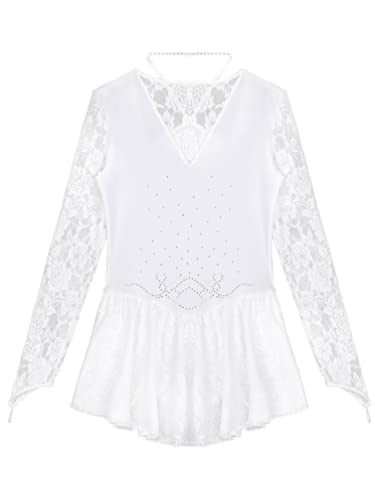 TiaoBug Vestito da Pattinaggio Artistico per Donna...