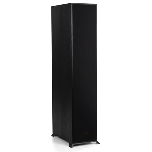 Image of Klipsch Reference R-620F Floorstanding Speaker, Black Textured Wood Grain Vinyl, Pair