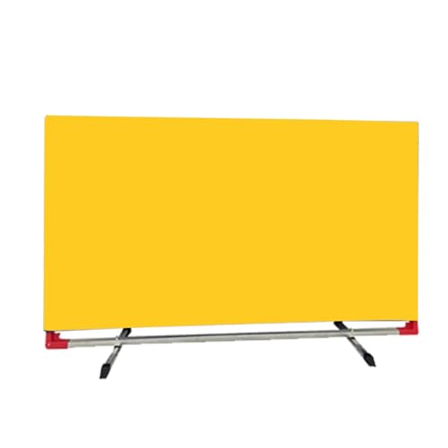 YCOVSFP Deflectores De Tenis De Mesa, Bloques De Barrera De Competición De Club Extraíbles, Pared De Barandilla Extraíble De Tela Oxford For Escuelas Y Estadios(Yellow,140x75CM-1PCS)