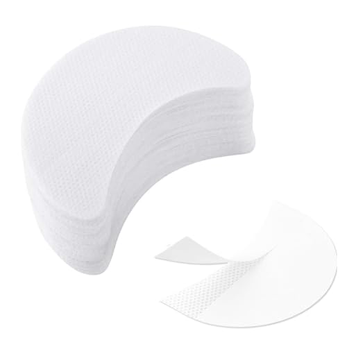 AEIOPRS 100 pcs Sombra de Ojos Escudo Sombra de Ojos Gel Pad Parches Plantillas de Sombra de Ojos Para Prevenir las Extensiones de Pestañas, Teñido y Residuos de Maquillaje de Labios