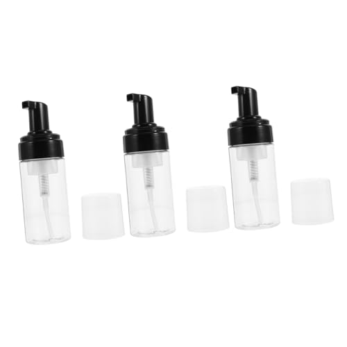 SMASOLO 3個 透明泡沫洗面?瓶 携帯便利な化粧品用ポンプボトル 詰め替え可能な素材 容器旅行用シャンプーボトル
