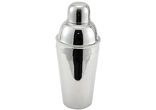 Winco BL-3P Stainless Steel 3-Piece Cocktail Shaker Set cover