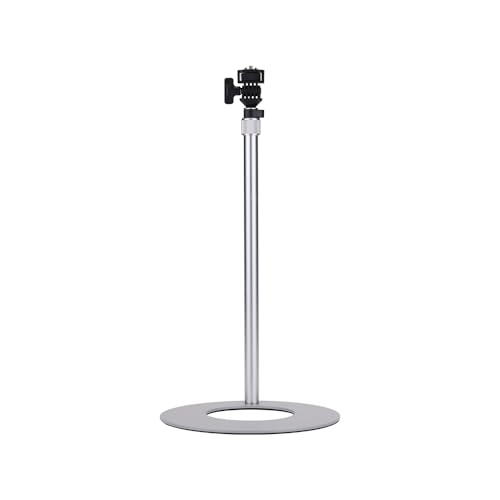 amaran Desk Stand,Height-Adjustable, Aluminum Desktop Stand for amaran Verge &Other 1/4-20in Gear (Silver)