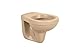 Produktbild sanicomfort Wand-WC Beige  Spülrandlos, Tiefspüler, ohne WC-Sitz