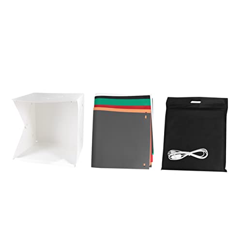 SEWACC Mini Photo Tent Camera Lighting Box 6 Backdrops Portable Led Lighting Cube for Photography Backdrop