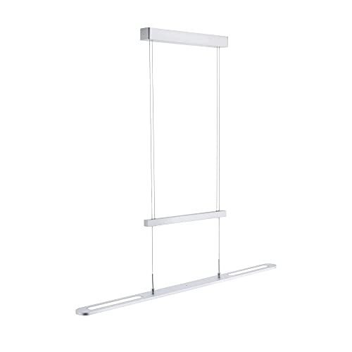 Preisvergleich Produktbild SellTec LED Pendelleuchte Metall, dimmbar / Hängeleuchte mit Farbtemperatursteuerung CCT, warmweiß - kaltweiß / Höhenverstellbare Pendellampe mit Sensor-Dimmer